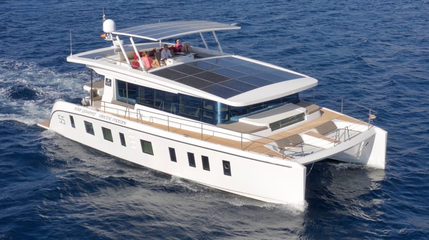 Sea Trial And Review Of The Silent Solar Electric Power Catamaran