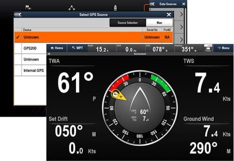 True heading gps compass