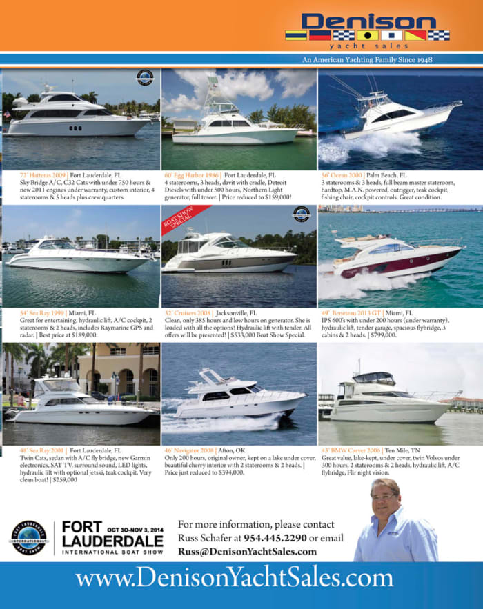 denison used yacht sales