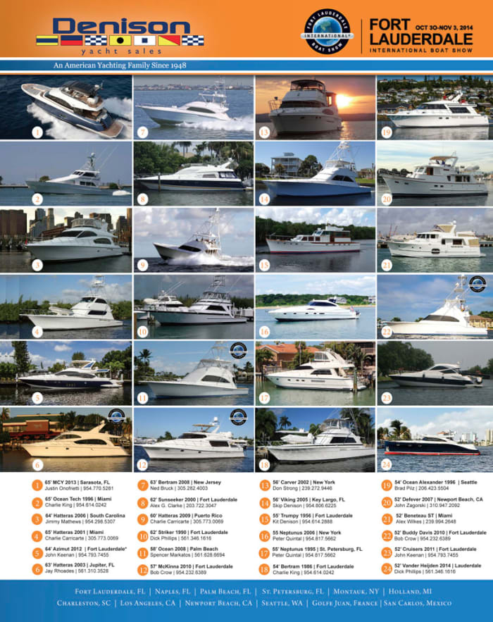 denison yacht broker salary