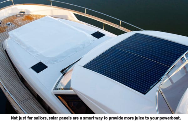 yacht solar panel mount