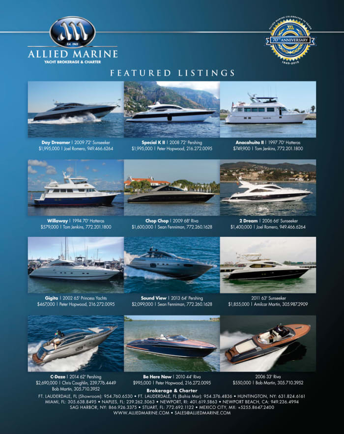 October 2015 Select Brokerage - Power & Motoryacht