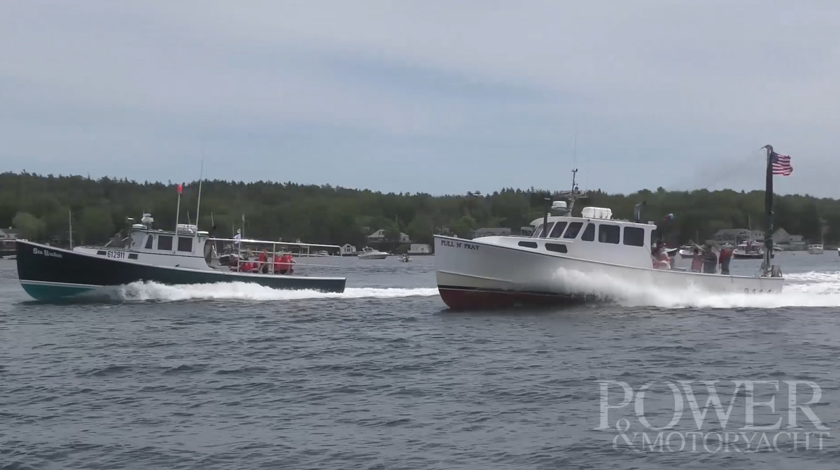 VIDEO Wild, Wild Ride Maine Lobster Boat Races Power & Motoryacht