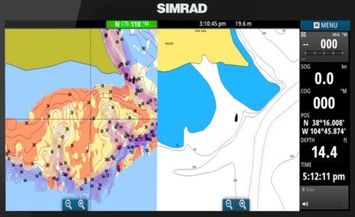 Hobie/Lowrance fishing kayak & Simrad TripIntel - Panbo