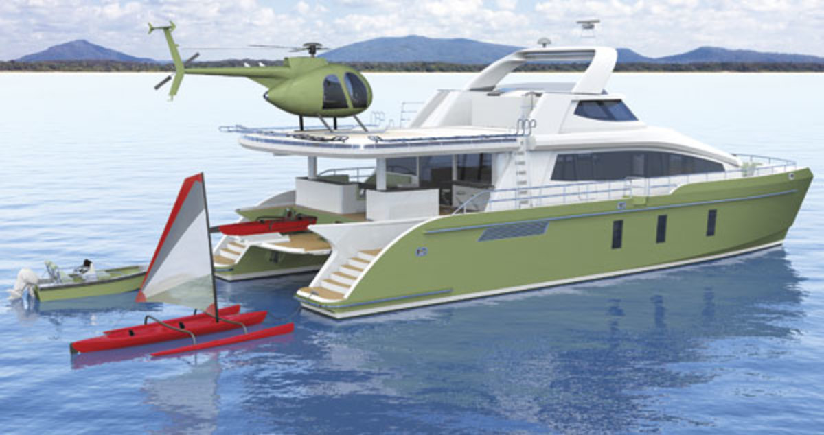 24 foot power catamaran