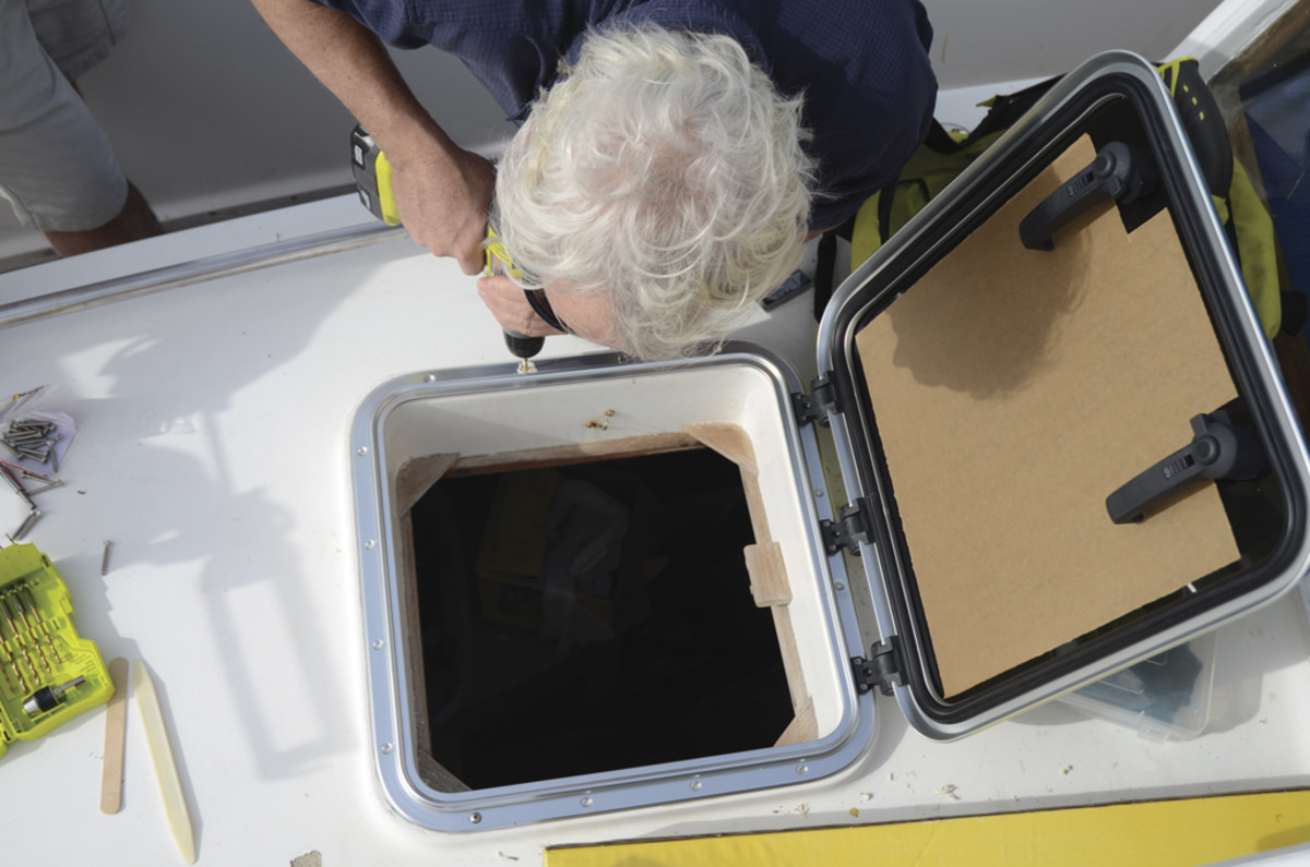 sailboat hatch repair