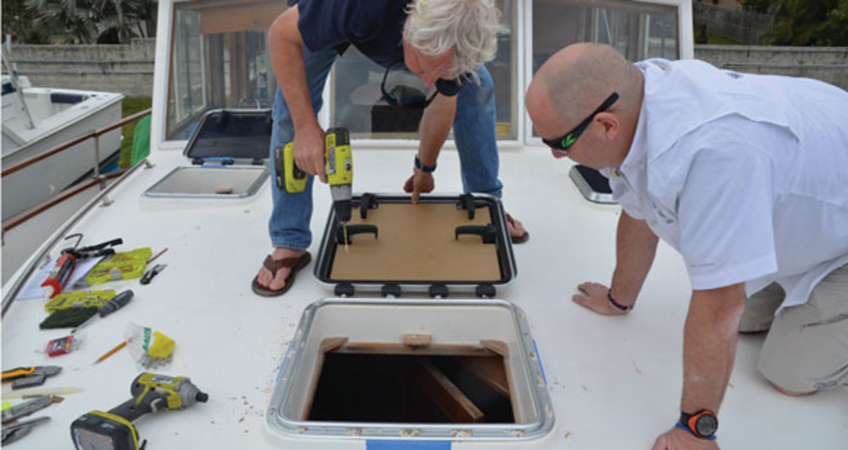 sailboat hatch repair