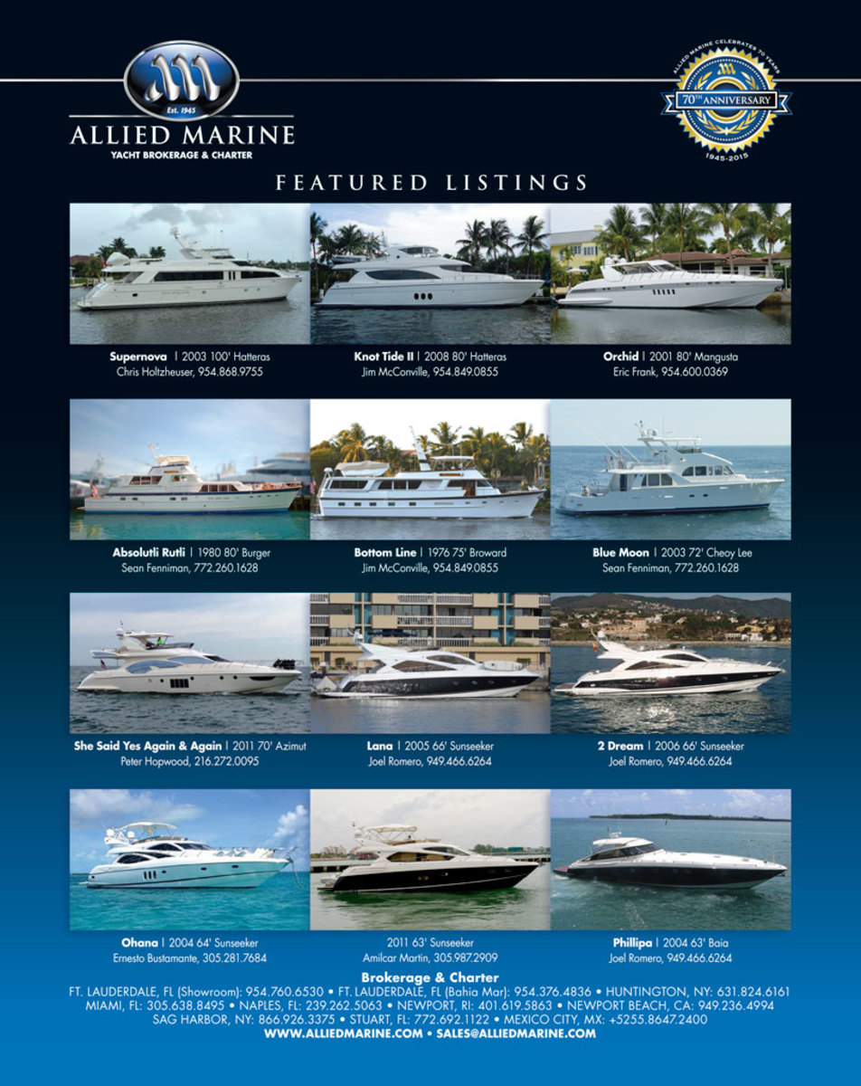 March 2016 Select Brokerage - Power & Motoryacht