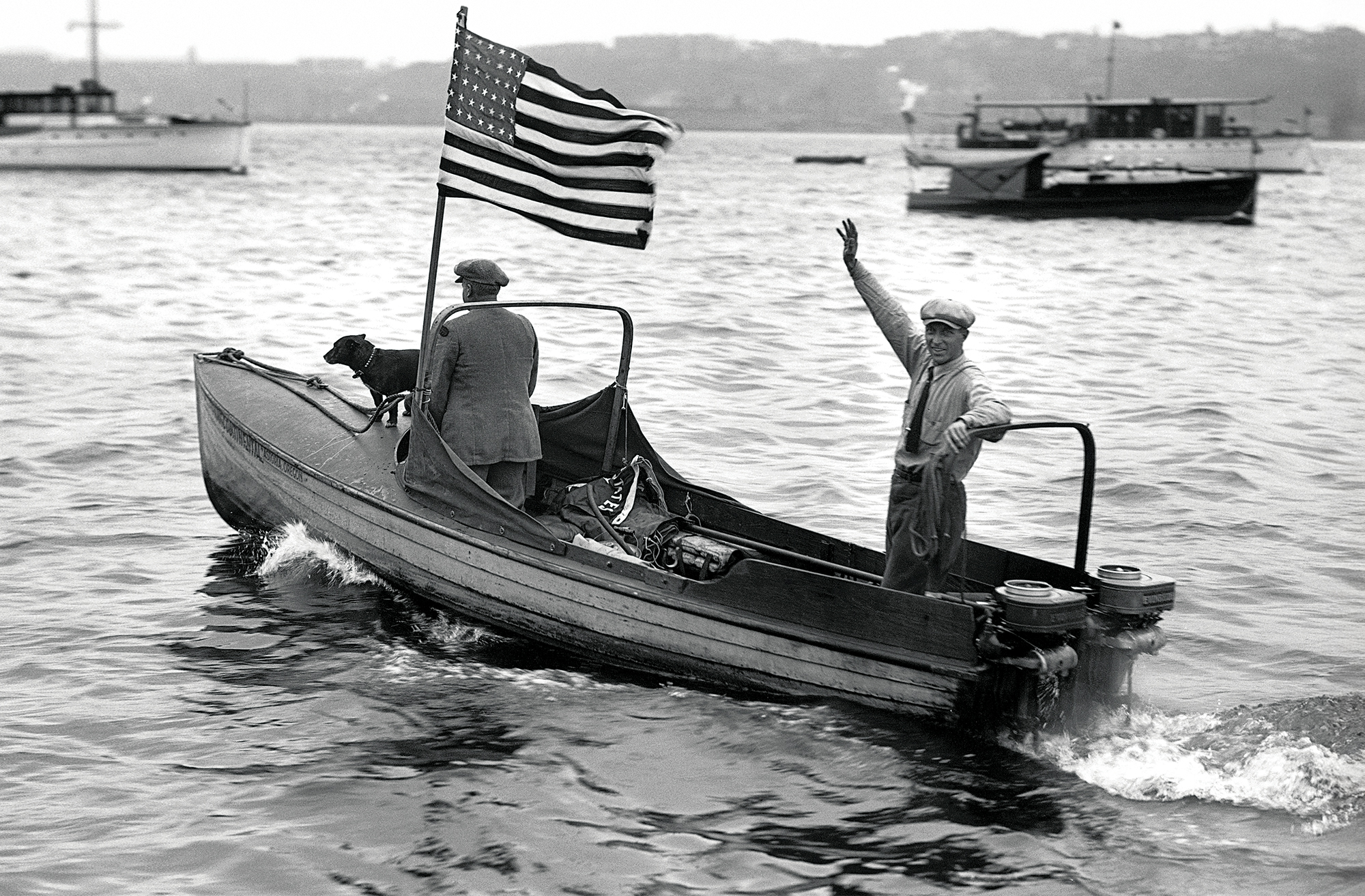 1925 outboard powered boat