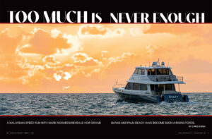 magazine page spread